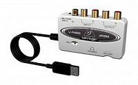 Behringer UFO202 - цифровой аудиоинтерфейс с предусилителем, для оцифровывания записи с ленты и вини