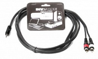 Invotone ACA2005 - кабель, 3,5 джек стерео <>2 RCA, длина 5 метров