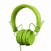 Reloop RHP-6 Green  профессиональные DJ наушники закрытого типа с iPhone контролем