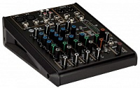 RCF  F 6X Микшерный пульт, 2 микрофонных входа + 2 стерео входа, 1 AUX/FX посыл, процессор эффектов, 3-полосн./2-полосн. EQ, мастер выход XLR, внешний БП.