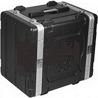 GATOR GR-8L - рэковый кейс на 8U, стальные рельсы, глубина 19", вес 7,7кг,пластик