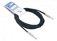Invotone ACI1003/BK - инструментальный кабель, 6,3 джек моно <-> 6,3 джек моно, длина 3 м (черный)