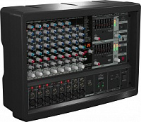 Behringer PMP580S  Активный рэковый десятиканальный микшерный пульт с процессором эффектов и входом