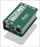 Radial PRO MS2  микр.  сплиттер с трансформатором Eclipse, вход 1x XLR, сквозной 2xXLR, выход 1x XLR