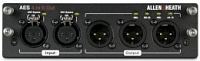 DLIVE-M-DL-AES4I6O-A / Карта AES3 I/O для систем dLive; 4 входа, 6 выходов / ALLEN&HEATH