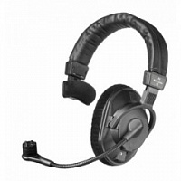 beyerdynamic DT 287 V.11 MKll 80 Ом Головная гарнитура с одним наушником и конденсаторным микрофоном, имеет встроенный предусилитель. Поставляется без кабеля.