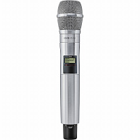 SHURE AD2/K9N G56 470-636 MHz Ручной передатчик системы Axient Digital с капсюлем KSM9. Цвет никель.