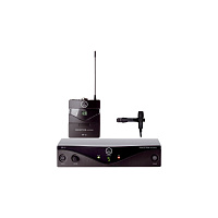 AKG Perception Wireless 45 Pres Set BD B1 (748.100-751.900) радиосистема: SR45 стационарный приёмник, 1хPT45 поясной передатчик, 1хCK99L петлич микр.