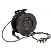 KLOTZ MC0430 MiniCore компактный мультикор на катушке 4 канала, разъемы Amphenol XLR F/ XLR M, длина 30 m