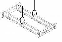 Electro-Voice XLE GRID рама для массива XLE, алюминий, до 16 элементов XLE181