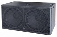 Invotone DSX218S - пассивный сабвуфер, 2х18", 1000 Вт, 4 Ом, 37 Гц - 2 кГц, 131 дБ (макс.)
