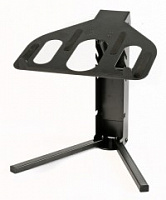 QUIK LOK LPH005 настольная подставка для ноутбука, выс 33,5 см, платформа 30Х30 см, регулируемый угол, складная, чёрная