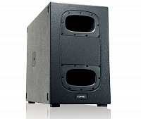 KS212C / Активный кардиоидный сабвуфер 2 x 12", 3600 Вт, 39 - 118 Гц, 132 дБ, штанга SP-36 / QSC