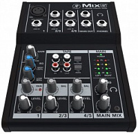 Mackie Mix5  Компактный пятиканальный микшерный пульт с двухполосным эквалайзером