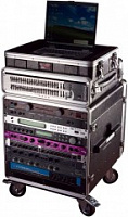 GATOR GRC-BASE-10 - рэковый кейс,пластик,черный,10U,глубина 21", на колесах