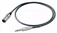 Proel BULK220LU5 - сценич. инстр. кабель, 6.3 джек моно  <-> XLR (папа) , длина - 5 м