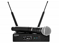 Shure QLXD24E/SM58 G51  Вокальная радиосистема с ручным передатчиком SM58, частоты 470-534 MHz