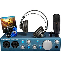 PreSonus AudioBox iTwo Studio комплект для звукозаписи в составе AudioBox iTwo, Studio One Artist + Capture Duo for iPad, микрофон M7, наушники HD7