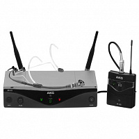 AKG WMS420 Headworn Set Band U1 (606.1-613.7МГц) радиосистема с приёмником SR420, портативный передатчик PT420+микрофон с оголовьем C555L