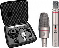 AKG C1000S конденсаторный универсальный микрофон. Диаграмма кардиоида/гиперкардиоида. Питание: фантом, 2 батареи AA. Цвет черный