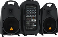 Behringer PPA2000BT  Портативная восьмиканальная система звукоусиления с микшером, усилителем, двумя