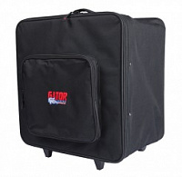 GATOR G-PAR 64LED8 - нейлоновый кейс для 8-ми световых приборов типа ПАР64, колёса, выдвижная ручка