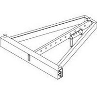AF218-sw-BK / Алюминиевая рама для сбора стека (4/8) из WL218-sw сабов / QSC