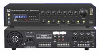 Show MPA-240RS - трансляц. система 240вт,DC24в,25/70/100в, mp3-плеер,4micline+aux, 4 зоны