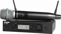 SHURE GLXD24RE/B87A Z2 2.4 GHz - цифровая вокальная радиосистема с капсюлем микрофона BETA 87