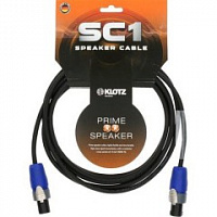 KLOTZ SC1-05SW готовый спикерный кабель LY215T, длина 5м, Neutrik Speakon, пластик -Neutrik Speakon, пластик