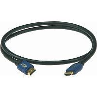 KLOTZ HA-HA-H08 кабель HDMI, позолоченные контакты A-A, AWG24, чёрный, 8 метров