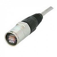 Neutrik NE8MC - кабельный разъем-корпус для RJ45E(EtherСon), с двумя вставками для кабеля 3.5 — 8мм.