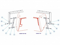 MARTIN AUDIO CDDYA12W-WR Всепогодная лира для акустической системы CDD12, цвет белый