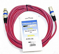 Invotone ACM1106/R - микрофонный кабель,  XLR <-> XLR длина 6 м (красный)
