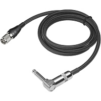 AT-GRCWPRO/Гитарный кабель с угловым JACK для поясного передатчика/AUDIO-TECHNICA