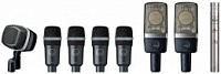 AKG Drumset Premium - Комплект микроф для ударных инструментов(1x D12VR, 2x C214, 1x C451, 4x D40)