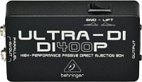 Behringer DI400P  Пассивный директ бокс с согласованием импеданса для прямого подключения инструмент