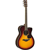 Yamaha FG-TA BS  трансакустическая гитара, цвет Brown Sunburst, корпус вестерн