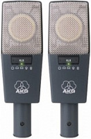 AKG C414XLS ST подобранная стереопара конденсаторых микрофонов C414XLS
