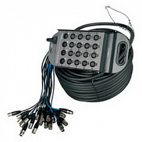 Proel TN1204LU30 - коробка с кабелем, 12 вх., 4 вых., 30м