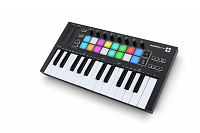 NOVATION LaunchKey Mini MK3 контроллер, 25 клавиш, 16 полноцветных чувствительных к силе нажатия пэдов,