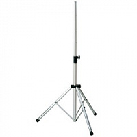 QUIK LOK SP180 стойка для акустических систем на треноге, диаметр трубы 35мм, высота 1220-1830 мм, серебристая, до 56 кг