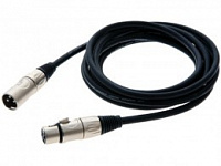 ROCKDALE MC001-30CM готовый микрофонный кабель, разъёмы XLR, длина 30 см