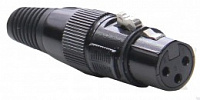 Invotone XLR3F300 - разъём XLR 3Р,  кабельный, мама, корпус металл/ пластик