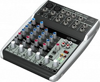 BEHRINGER Q802USB микшер, 2 моновхода, 2 стерео, 1 AUX-шина, USB интерфейс 2-in/2-out