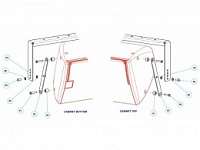 MARTIN AUDIO CDDYA10B-WR Всепогодная лира для акустической системы CDD10, цвет черный