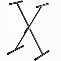 QUIK LOK M61 стойка-стол для клавишных, д 108 см, ш. 66 см, в. 70-97 см, нагрузка до 90 кг, складная, цвет чёрный