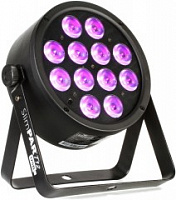 CHAUVET-DJ SlimPAR T12 USB светодиодный прожектор направленного света типа LED PAR 12x3Вт RGB c DMX, D-Fi и ИК управлением.