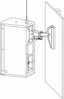 Electro-Voice EVC-WB-WHT настенное крепление для систем EVC 8', 12', 15', цвет белый