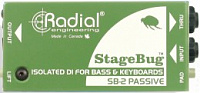 Radial SB-2  пассивный ди-бокс для баса, акустики и клавиш